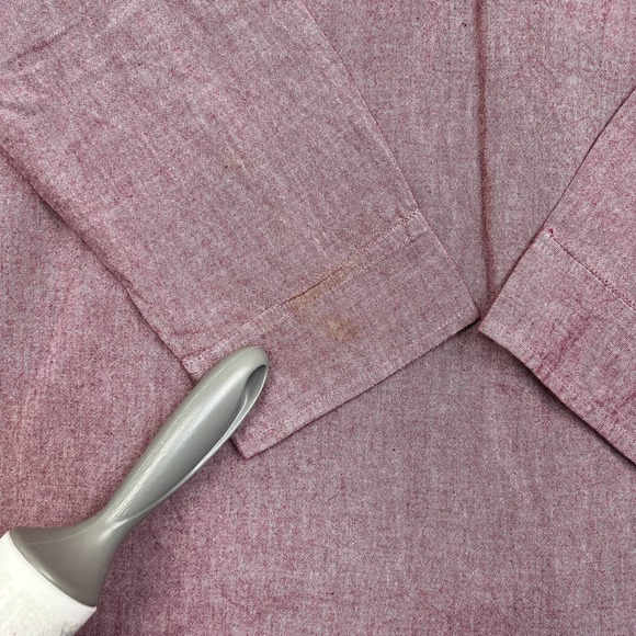 Imperial‎ Motion Shirt Men Extra Large Red Button Up Hooded Long Sleeve XL - Picture 4 of 8